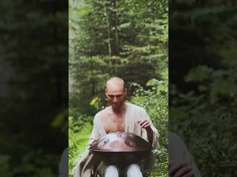 Handpan Session in the depths of the Black Forest #shorts