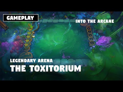 THE TOXITORIUM (GAMEPLAY) - LEGENDARY ARENA SKIN | TFT SET 13