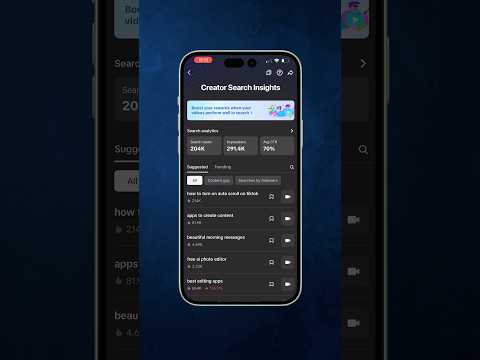 TikTok Creator Search Insights