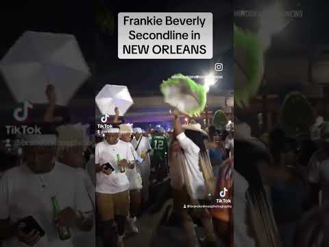 #frankiebeverly #frankiebeverlysecondline #secondline #neworleans #frankiebeverly #nola