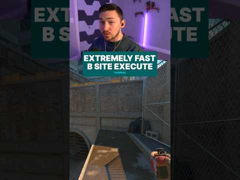 FAST FULL B execute on Overpass from monster #counterstrike2