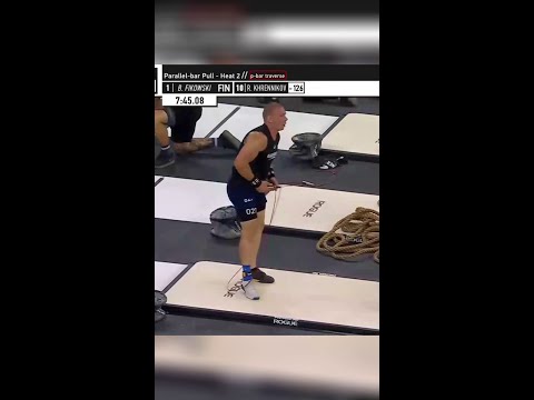 Roman Khrennikov Powers Through Double-Unders On One Foot at the 2023 CrossFit Games