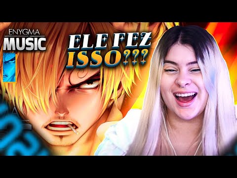 FIQUEI SEM PALAVRAS no RAP DO SANJI | ENYGMA ‹ Alpha ›