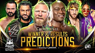 WWE Crown Jewel 2022 Official And Full Results Prediction HD | Wrestle Freakin