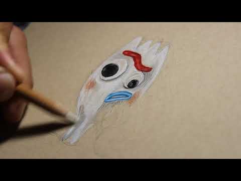 Agent00sonic| Toy Story 4| Forky| Drawing| TimeLapse