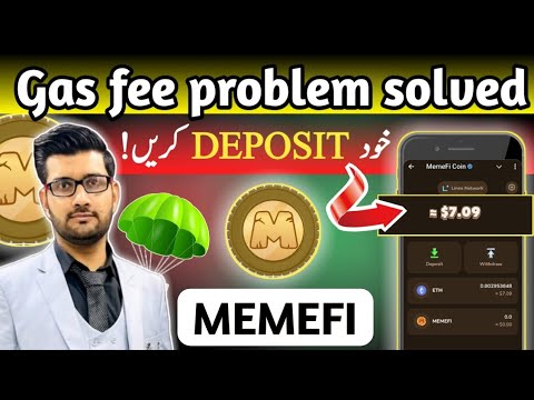 Memefi Gas Fee Problem Solved || Memefi k andar ethereum kesy deposit krein