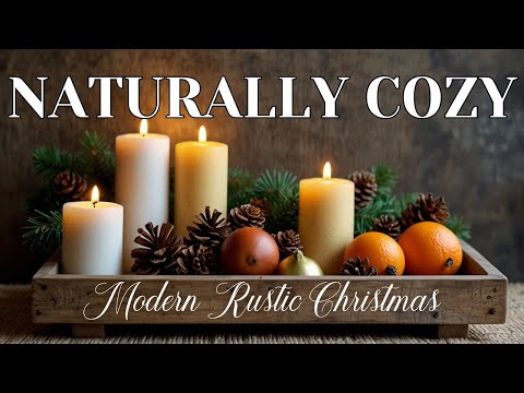 Natural Cozy Christmas | Modern Rustic Christmas with Organic Accents