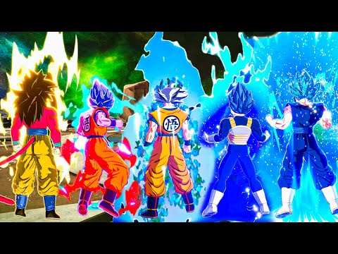 DRAGON BALL: Sparking! ZERO - All Transformations & Fusions (4k 60fps)