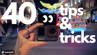 INSTA360 ACE PRO 40 TIPS & TRICKS