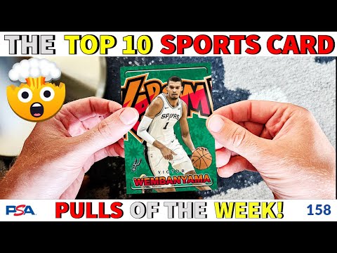 THE WEMBY KABOOM 1/1 WAS PULLED!! | TOP 10 SPORTS CARD PULLS OF THE WEEK | EP 158