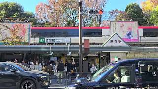 Takeshita street and Harajuku station