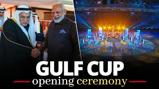 LIVE: PM Modi witnesses the opening ceremony of the Gulf Cup in Kuwait