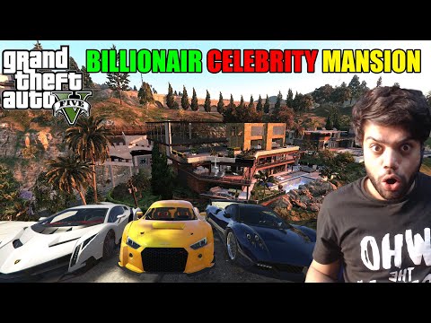 I Bought A Huge Billionaire Celebrity MANSION And A Luxury Car GARAGE | GTA 5 GAMEPLAY #15