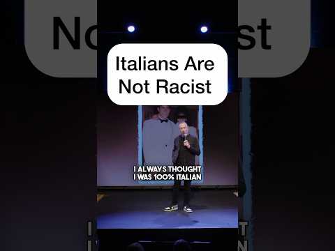 Italians Aren’t Racist #italian #ny #nj #philadelphia #delco #standupcomedy #funny #lol #jewish