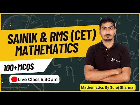 100+ Important Questions By Best Mathematics Teacher for Sainik School Coaching Suraj Sir