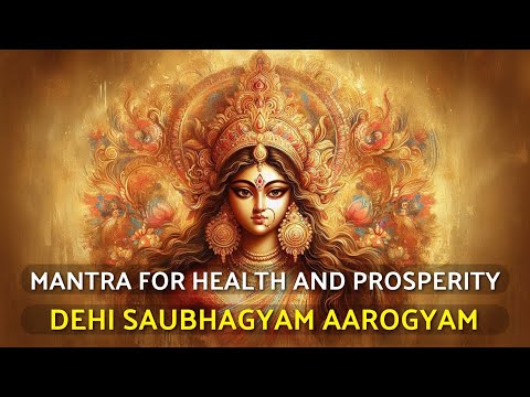 Mantra for health and Prosperity | Saubhagya Aarogya Mantra | Dehi Saubhagyam Aarogyam