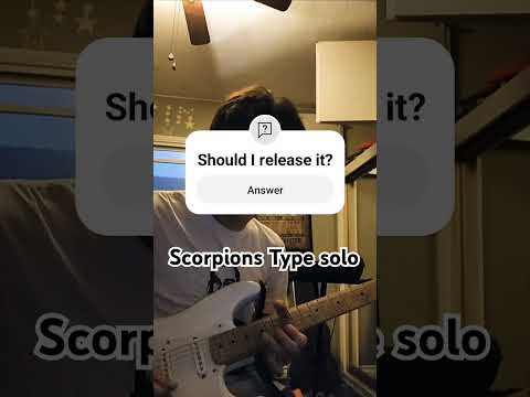 Scorpions type solo....#scorpions #rock #metal #guitarplaying #real #viral #reel #guitarriff #guitar