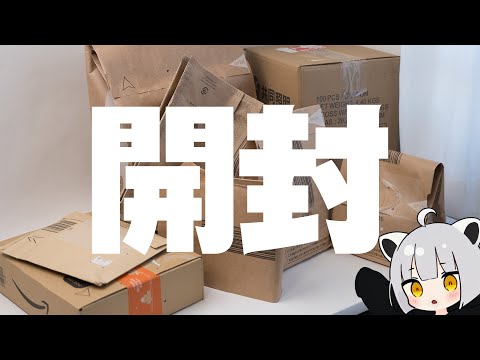 アライがブラックフライデー期間に買ったものを開封していく動画