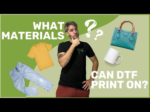 What Materials Can DTF Print On? | Awkward Styles [2024]