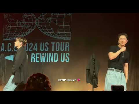 A.C.E 에이스 REWIND US TOUR IN NEW YORK 2024.07.16: GODS + Cruel Summer [fancam 직캠]