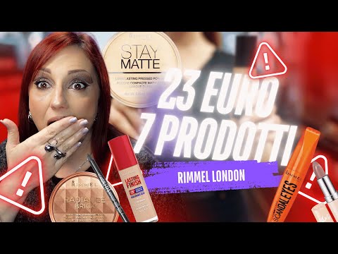 23 EURO PER 7 PRODOTTI RIMMEL | ECCO COSA HO COMPRATO