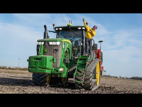 John Deere 8370RT + Agro-Masz SN-300 | Belluco Farm