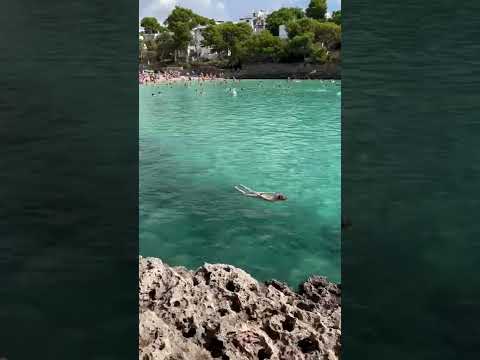 Incredible blue water in Palma de Mallorca #bluesea #palmademallorca