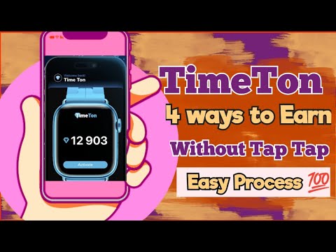 TimeTon Telegram new bot | Multiple ways to earn without actually tapping | watch the full process