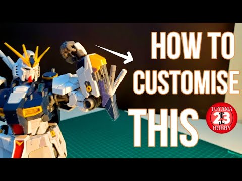 How To Customize The Beam Saber Gimmick On MG Nu Gundam Ver. Ka.  Tutorial - Toyama23