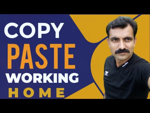 data entry copy paste work at home !!Copy Paste Data Entry Work for Beginners Simple Copy Paste work