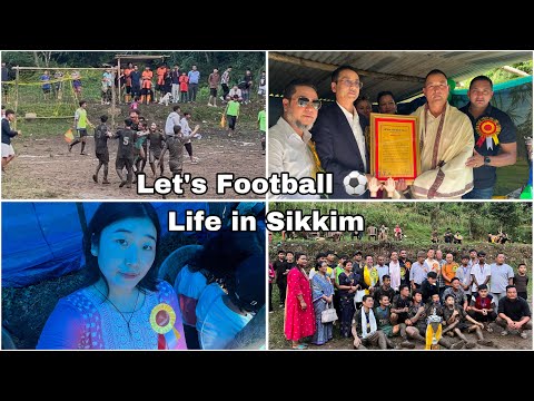 Football in Sikkim⚽️❤️‍🔥| my Dad got Felicitated🙌🏻