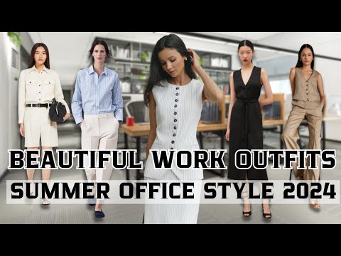 Office style for Summer 2024│Outfit ideas for work│