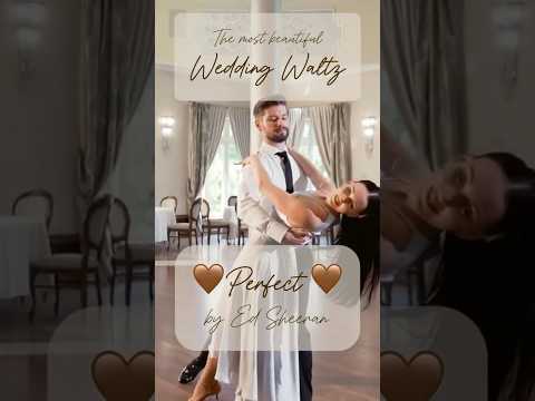 Ed Sheeran - Pefrect 🤩 Wedding Dance Tutorial | Beautiful English Waltz #wedding #dancetutorial