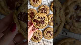 BEST Brown Butter Chocolate Chip cookies #chocolatechipcookies #recipe