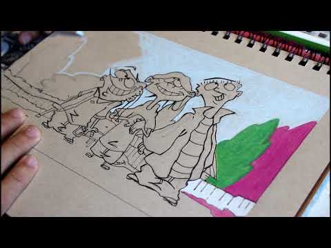 Drawing | Ed, Edd, n' Eddy Cel Replication | Ed, Edd, n' Eddy