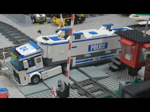 Train Crash Lego Police Truck