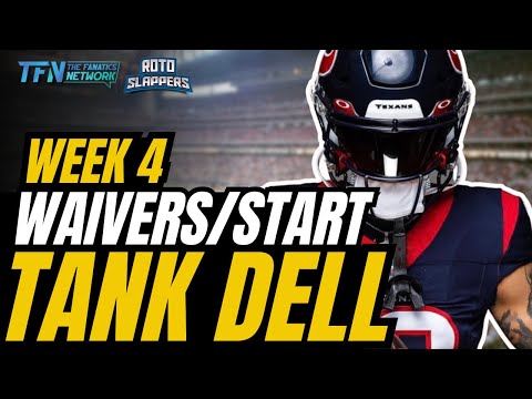 Week 4 Fantasy Football Waiver Wire | WR Tank Dell