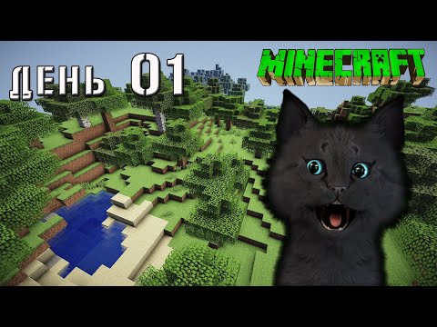 Minecraft СУПЕР КОТ ПОШЕЛ ПОСМОТРЕТЬ НОВЫЙ МИР БЕЗ КАРТЫ 🐱 ВЫЖИВАНИЕ 100  ДЕНЬ 01