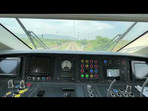 View from Loco pilot Cabin of Indian Semi Bullet Vande Bharat Express