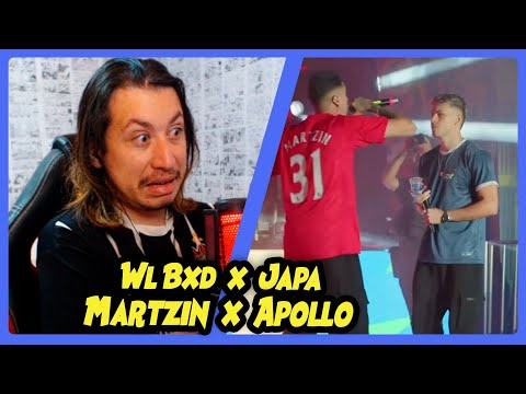 WL BXD x Japa | Martzin x Apollo | Nacional de Rima 2024 | REACT DO MORENO