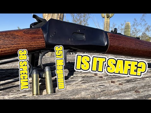 Is it safe to switch between 357 Magnum and 38 Special in a lever gun?