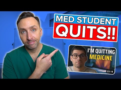 QUITTING Medical School for YouTube