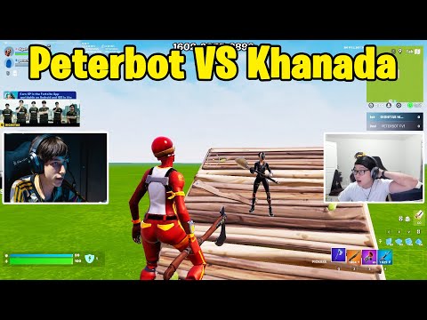 Peterbot VS Khanada 1v1 Buildfights