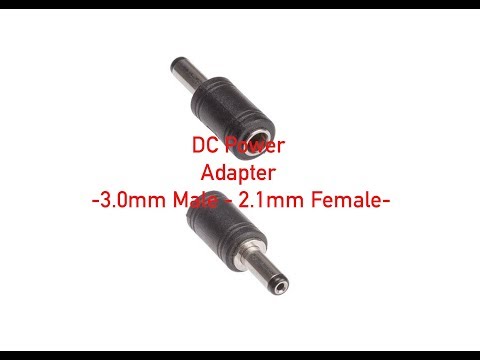 DC Power Adapter - 3.0mm Male to 2.1mm Female P#903