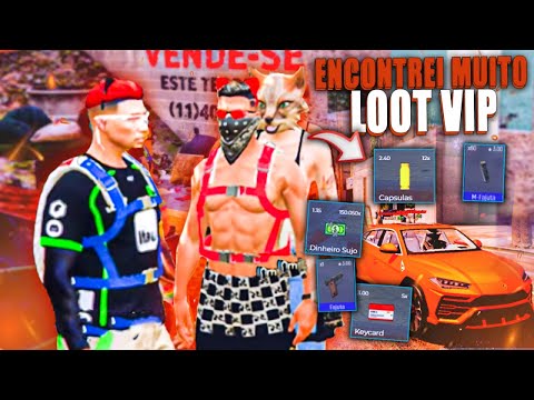 ROUBEI MUITO LOOT VIP NESSE SERVIDOR com MOD MENU no GTA RP