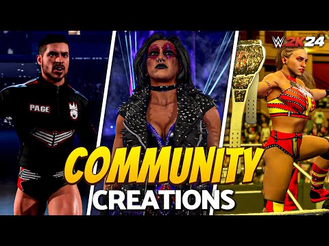 Best COMMUNITY CREATIONS in WWE 2K24 | Jordynne Grace, Ethan Page, Rhea Ripley & more | Ep. 4