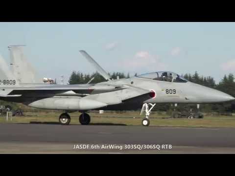 入間基地航空祭2016 F-15J 小松基地へ帰投 (303.306)