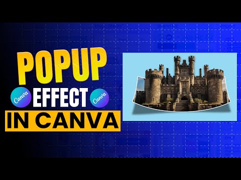 3D POP UP Effect In Canva | How To Make POP UP Effect In Canva | Canva 3D Design Tutorial #canva3d