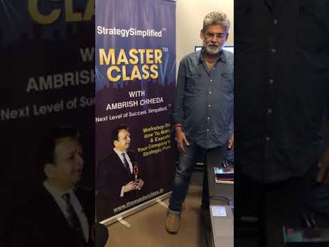 Sandiip Modi, Strategic Execution Mentor at MasterClass at MasterClass Workshop for Patel Sarees