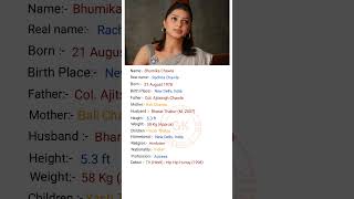 Famous Actress Bhumika Chawla ji ka Biography #shortvideo #viral #youtubeshorts #shorts#short